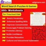 Word search puzzles for kids