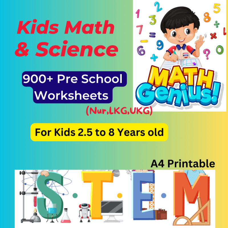 Math & Science Worksheets