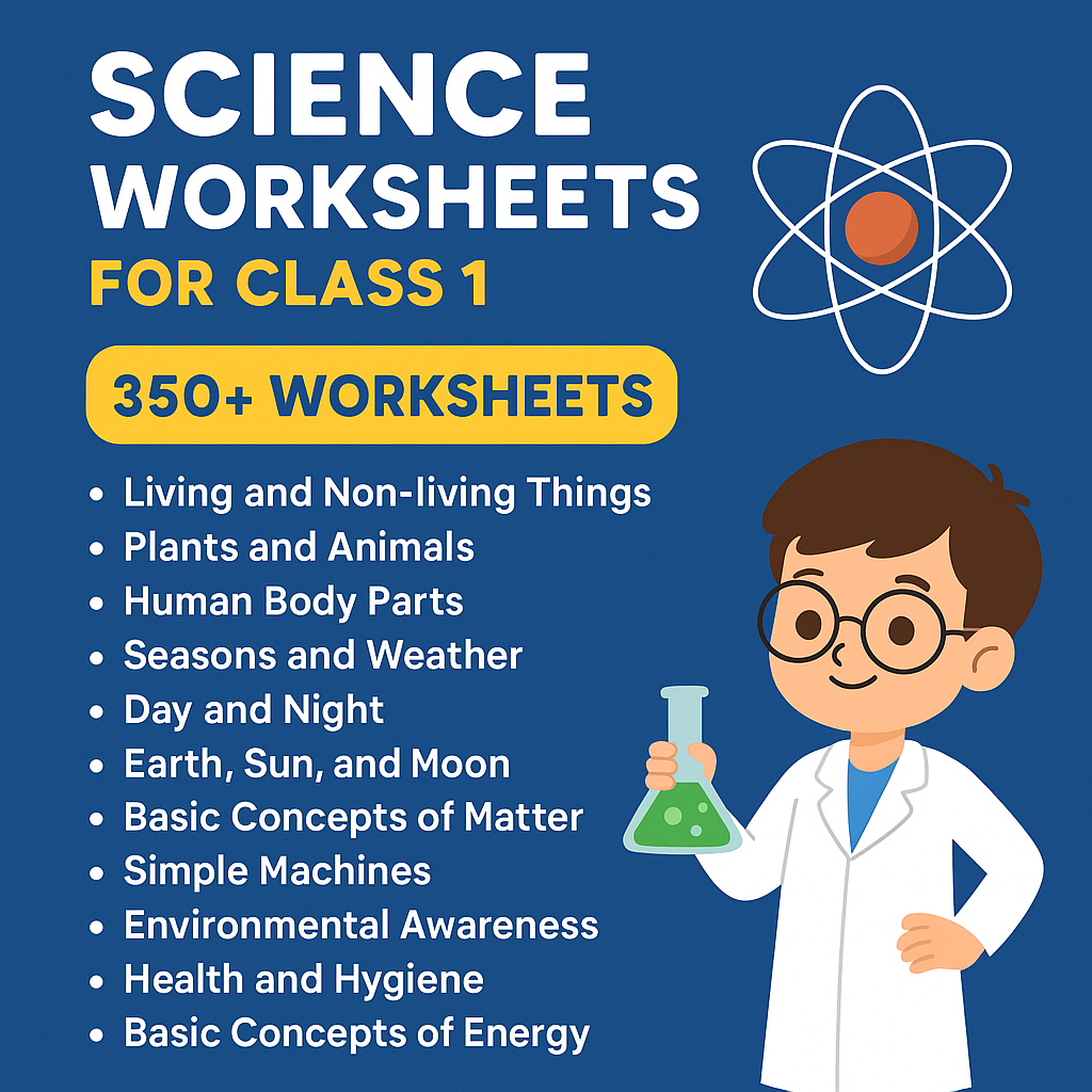 Science Worksheets for Class 1