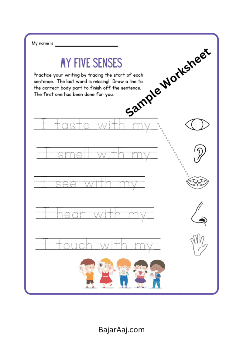 Science Worksheets for Class 1