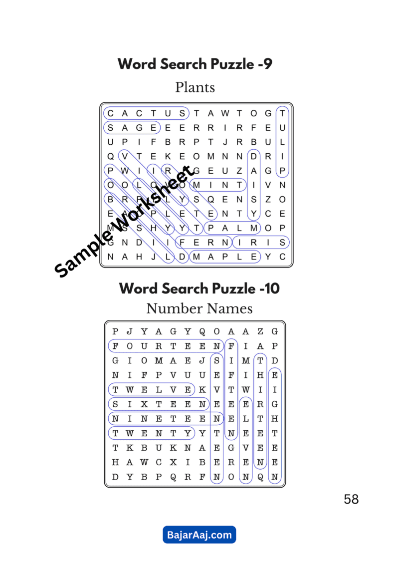 Word Search Puzzles for Kids - Image 2
