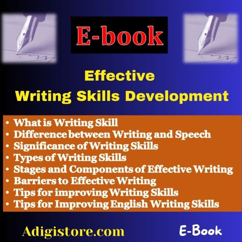 Effective writing skills development