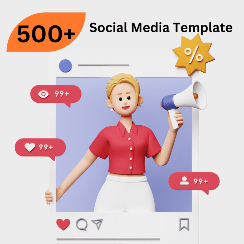 500+ Social Media Template