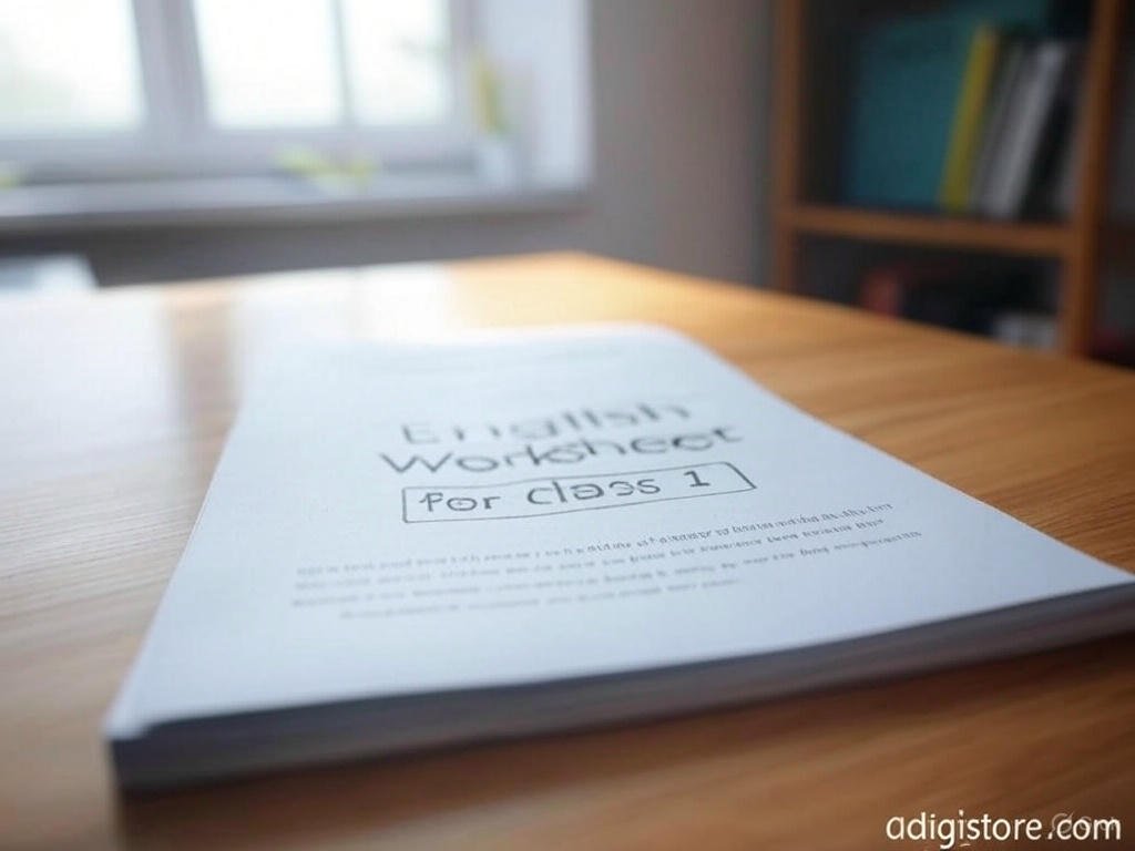 why English Worksheet for Class 1 is necessary