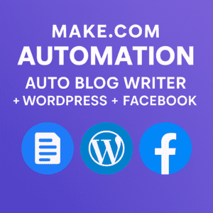 AI-Powered Blog Automation Blueprint – Auto Write, Publish & Share (Google Sheets → WordPress → Facebook)